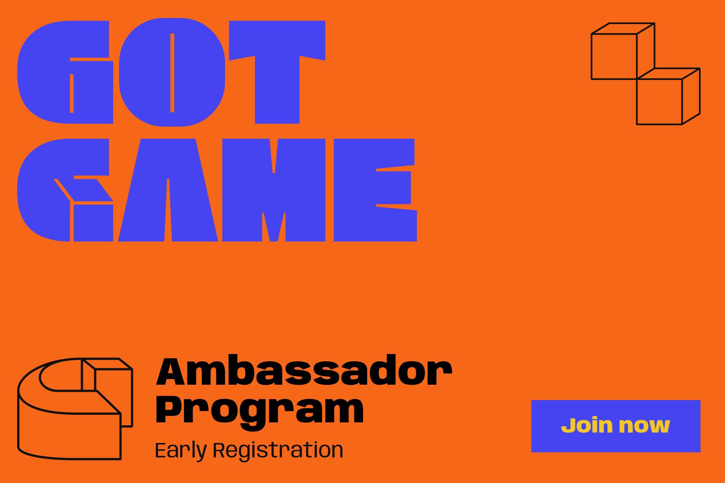 GotGame DAO Ambassador Program: Early Registration Now Open!